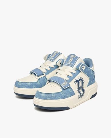  MLB - Giày sneakers unisex cổ thấp Chunky Liner Mid Denim 