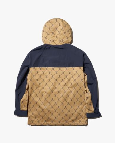  MLB - Áo khoác unisex phối mũ tay dài DIA Monogram Jaccquard 