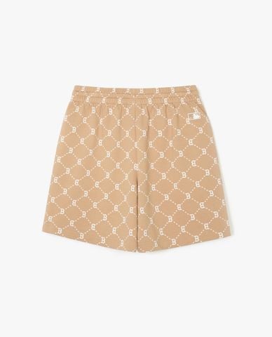  MLB - Quần short unisex ống rộng lưng thun Diamond Monogram Jacquard 