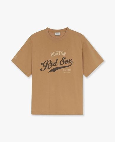  MLB - Áo thun unisex Varsity Vintage Graphic Overfit 