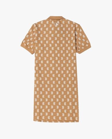  MLB - Đầm polo nữ cổ bẻ tay ngắn mini Mono Monogram Piqué 