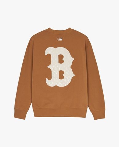  MLB - Áo sweatshirt unisex cổ tròn tay dài Monogram Big Lux 
