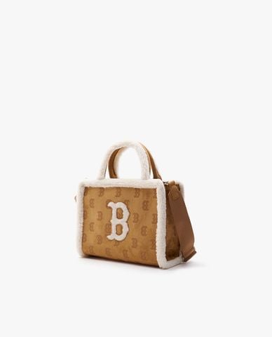  MLB - Túi xách nữ phom chữ nhật Monogram Mustang Mini 