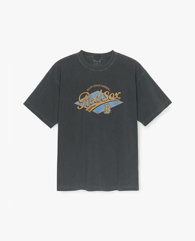  MLB - Áo thun unisex cổ tròn tay ngắn Varsity Vintage 