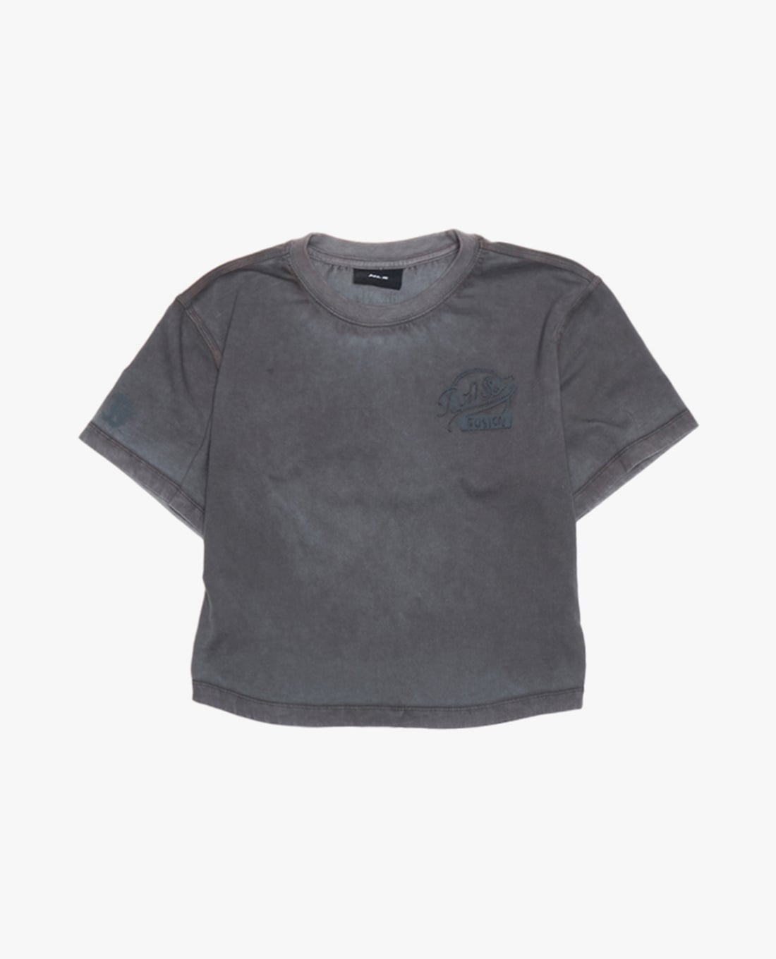 MLB - Áo croptop nữ cổ tròn tay ngắn Logo