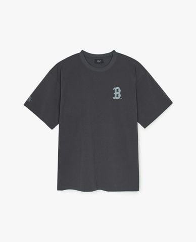  MLB - Áo thun unisex cổ tròn tay ngắn Basic Letter Mega 