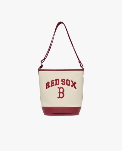  MLB - Túi đeo vai nữ Varsity Basic Canvas Bucket 