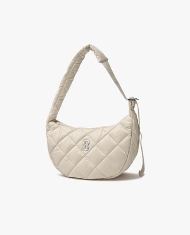  MLB - Túi đeo vai nữ Curve Padded Hobo 