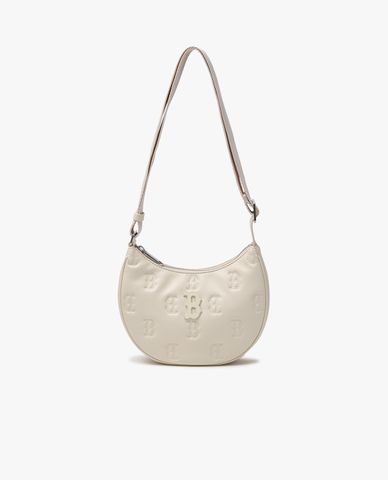  MLB - Túi đeo vai nữ Embo Monogram Boston Red Sox 