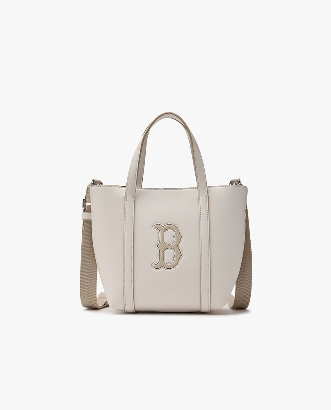 MLB - Túi tote nữ phom hình thang Basic PU