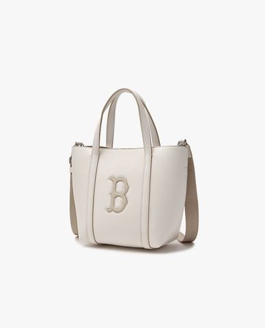  MLB - Túi tote nữ phom hình thang Basic PU 