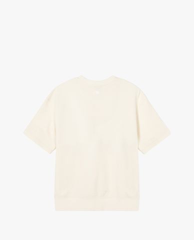  MLB - Áo thun unisex cổ tròn tay ngắn phối logo nhỏ New York Yankees 