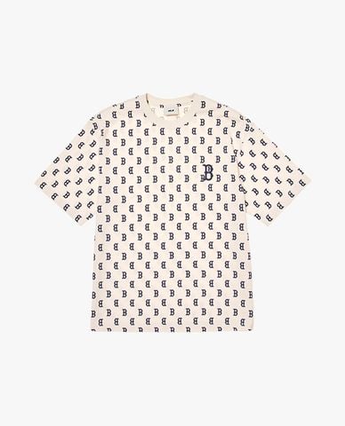  MLB - Áo thun unisex cổ tròn tay ngắn Classic Monogram 