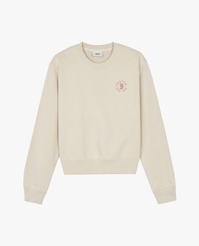  MLB - Áo sweatshirt nữ cổ tròn tay dài Basic Small Logo 