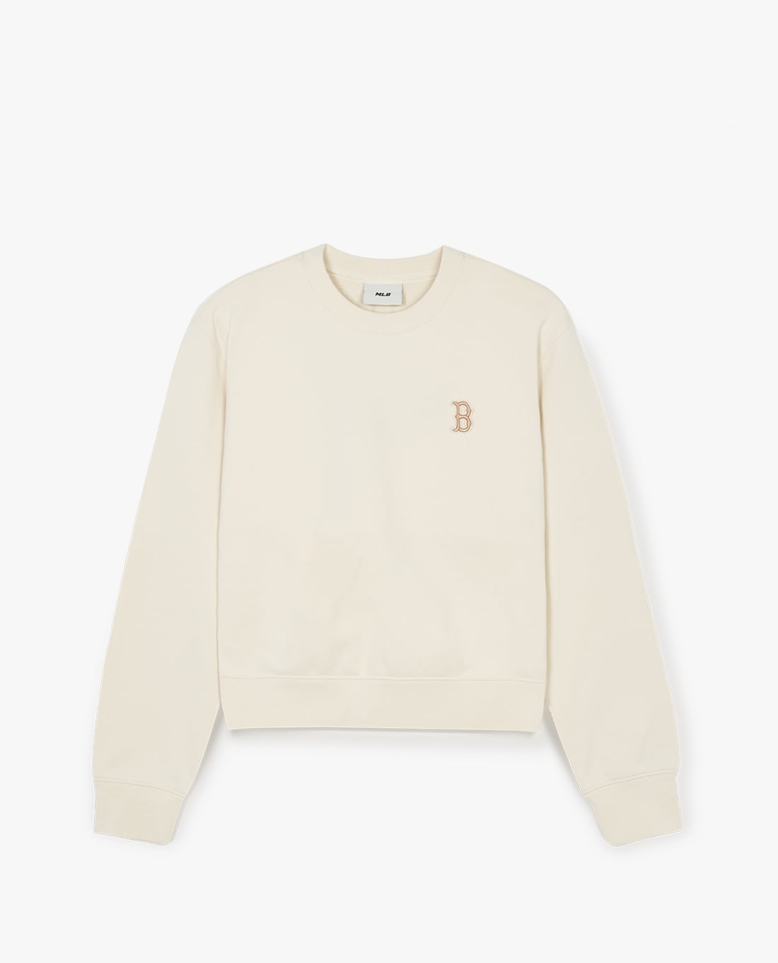 MLB - Áo sweatshirt nữ cổ tròn phom croptop Basic Small Logo