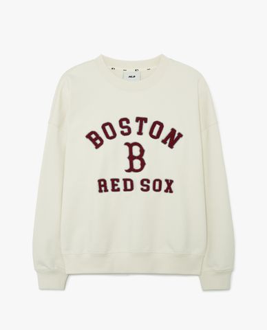  MLB - Áo sweatshirt nữ cổ tròn tay dài Varsity Over Fit 