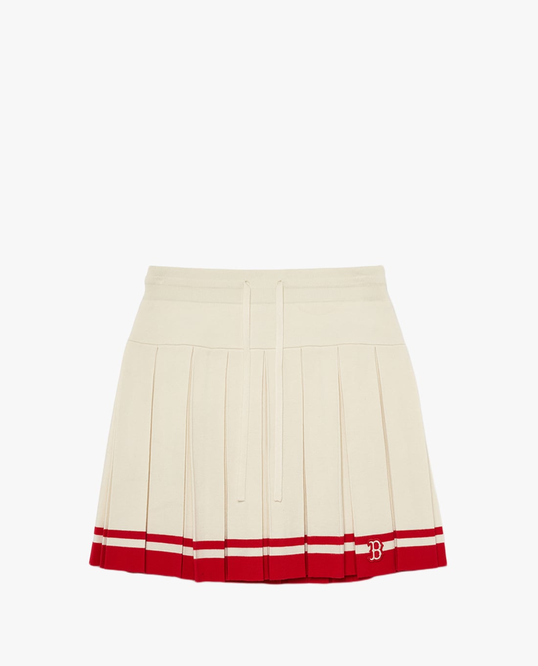 MLB - Chân váy xếp li mini Classic Sports Striped Knit Pleated