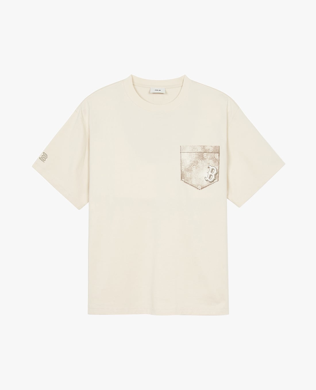 MLB - Áo thun unisex cổ tròn tay ngắn hiện đại Vintage Monogram