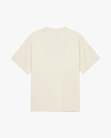  MLB - Áo thun unisex cổ tròn tay ngắn hiện đại Vintage Monogram 