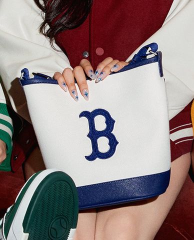  MLB - Túi đeo chéo Basic Big Logo Canvas 