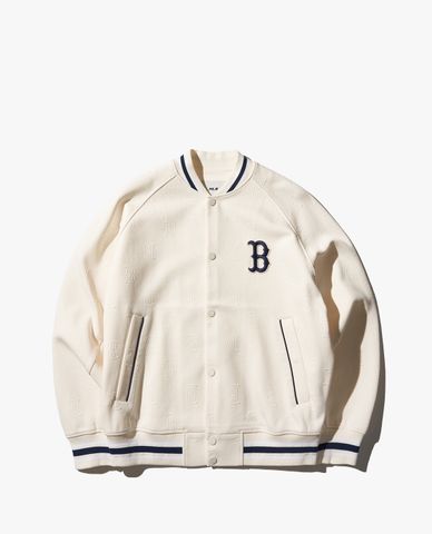  MLB - Áo khoác bóng chày unisex Classic Monogram Jagard Varsity 