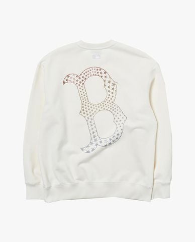  MLB - Áo sweatshirt unisex cổ tròn tay dài University 