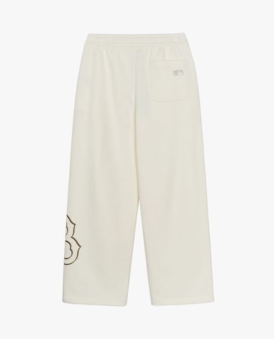  MLB - Quần dài unisex ống rộng lưng thun Basic Megalogo 