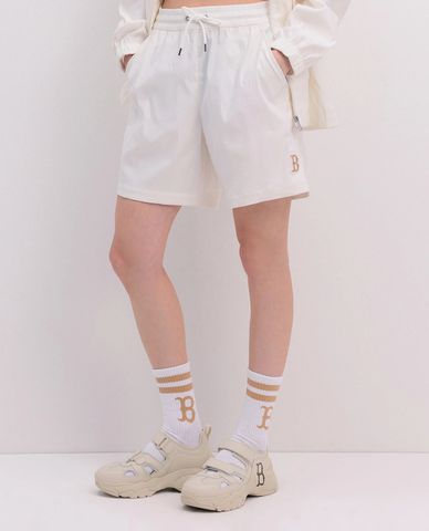  MLB - Quần short unisex ống rộng lưng thun Classic Monogram Jacquard 