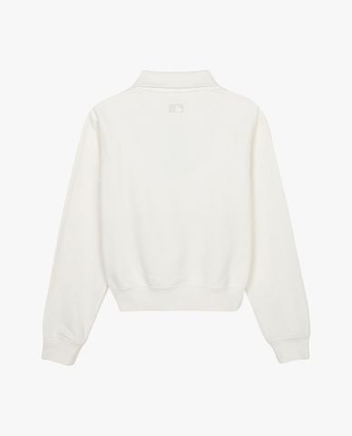  MLB - Áo sweatshirt nữ cổ bẻ tay dài New York Yankees 