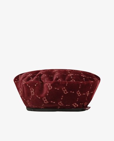  MLB - Nón beret phối họa tiết monogram 