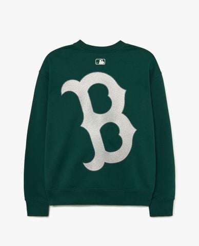  MLB - Áo sweatshirt unisex cổ tròn tay dài Basic Bling Mega Logo 