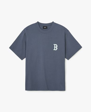  MLB - Áo thun unisex cổ tròn tay ngắn Mono Overfit 