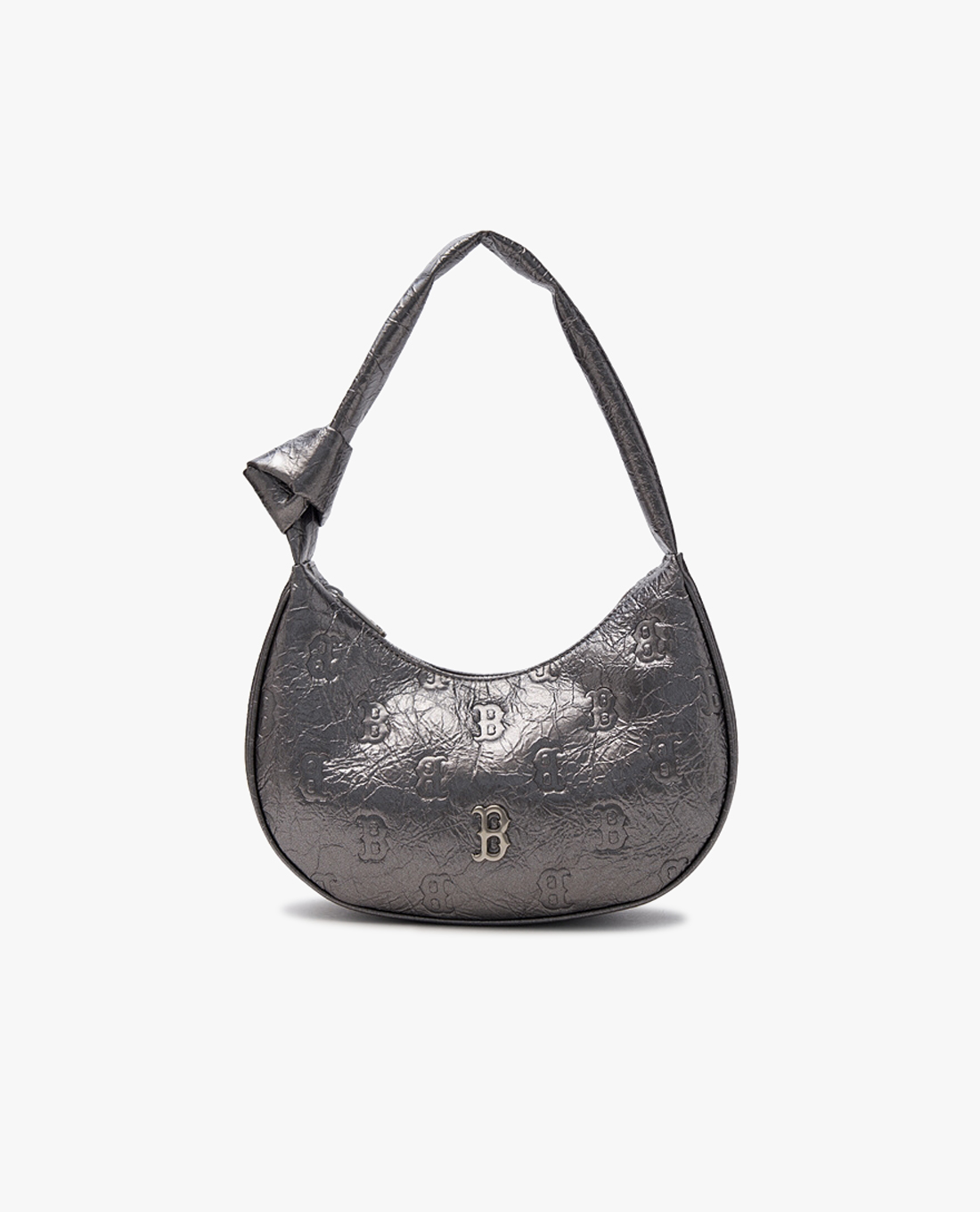 MLB - Túi đeo vai nữ Classic Mono Crack Embo Hobo