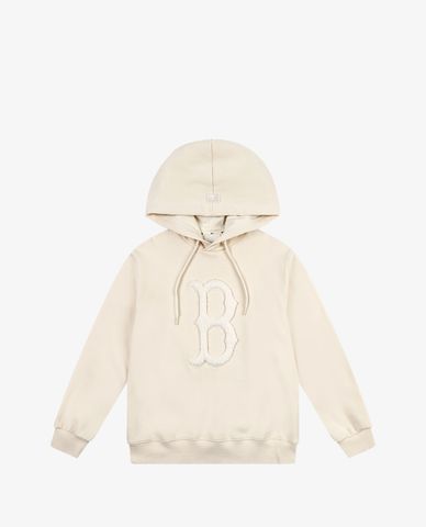  MLB - Áo hoodie tay dài phối mũ Big Logo 