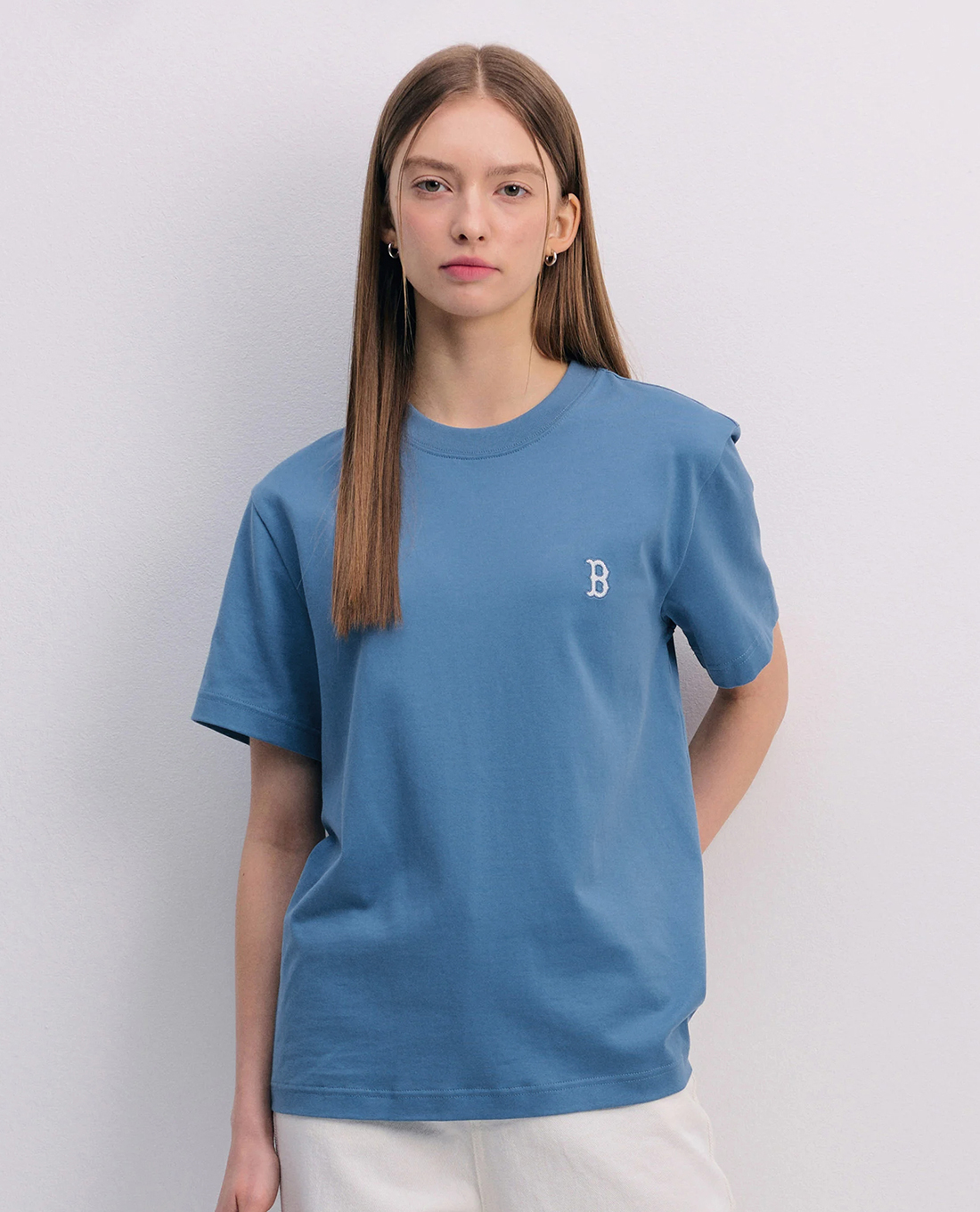 MLB - Áo thun unisex cổ tròn tay ngắn Basic Small Logo
