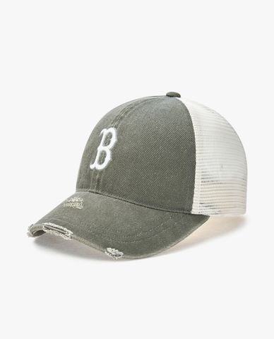  MLB - Nón bóng chày unisex Basic Washed Mesh 
