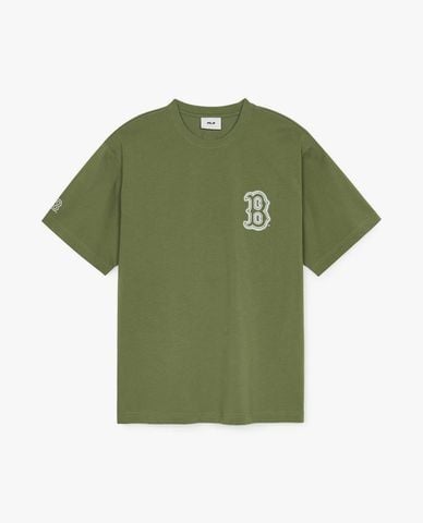  MLB - Áo thun unisex cổ tròn tay ngắn Basic Street Logo 