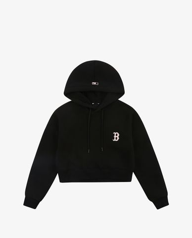  MLB - Áo hoodie nữ phom croptop thời trang 