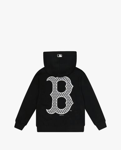  MLB - Áo hoodie tay dài Monogram Back Big Logo Overfit 