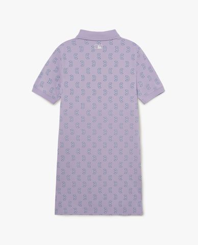  MLB - Đầm polo mini tay ngắn Classic Monogram Collar Dress 