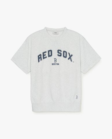  MLB - Áo thun unisex cổ tròn tay ngắn Varsity Lettering 