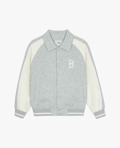  MLB - Áo khoác bóng chày unisex Jersey Collar Blocking Varsity 