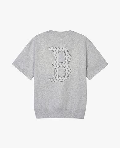 MLB - Áo thun unisex cổ tròn tay ngắn Monogram 