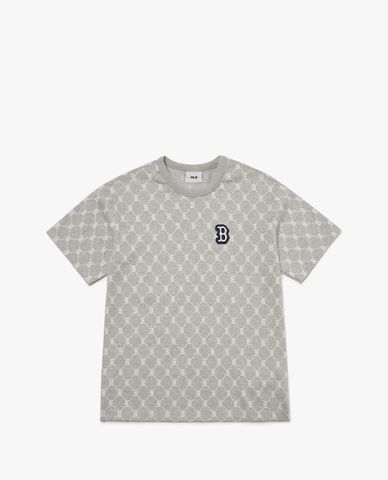  MLB - Áo thun phom suông ngắn tay Diamond Monogram 