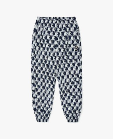  MLB - Quần jogger unisex lưng thun Cube Monogram Allover 