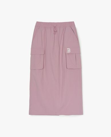  MLB - Chân váy phom suông midi Basic Goffcore Nylon Cargo 