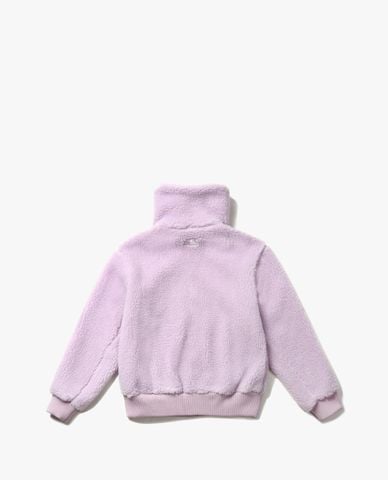  MLB - Áo khoác lông nữ cổ cao tay dài Fleece 