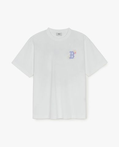  MLB - Áo thun unisex cổ tròn tay ngắn Summer Graphics 