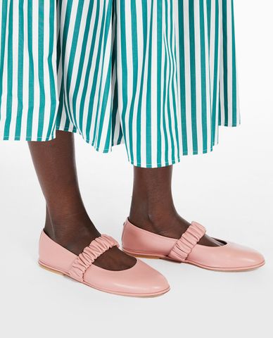  WEEKEND MAX MARA - Giày búp bê nữ đế bệt mũi nhọn Malta 