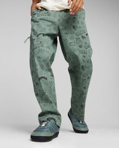  PUMA - Quần ống rộng nam lưng thun Ripndip Twill 